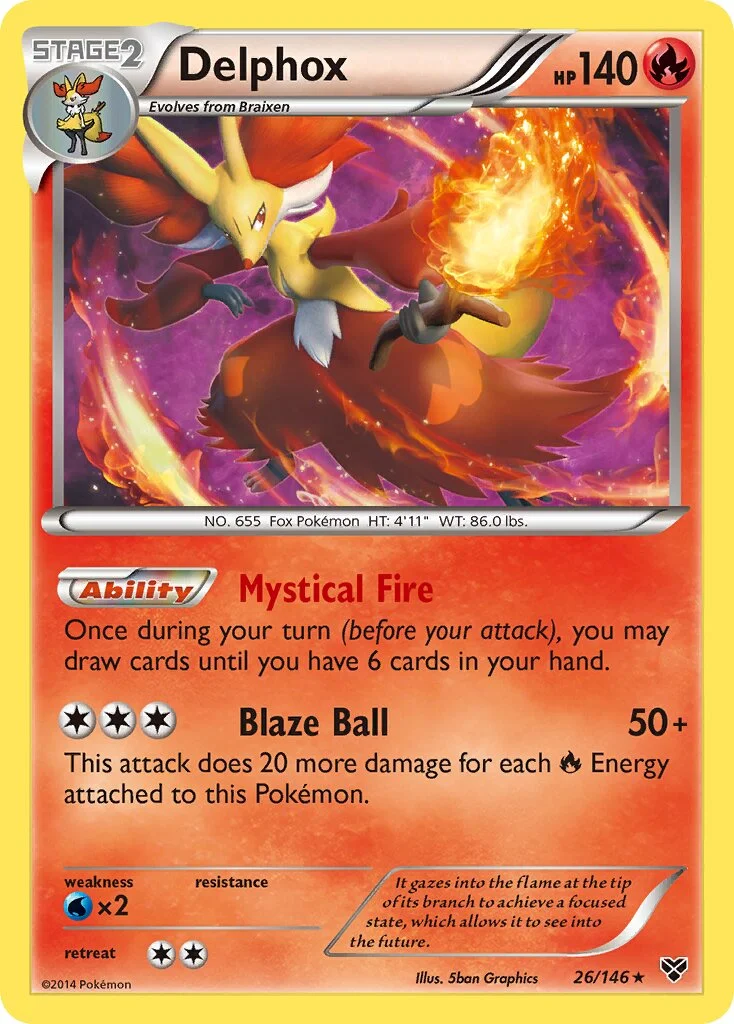 Delphox 「XY 26/146」「EN」