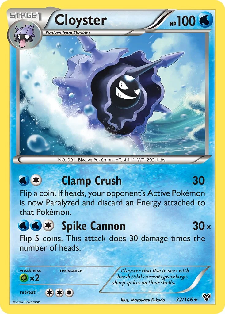 Cloyster 「XY 32/146」「EN」