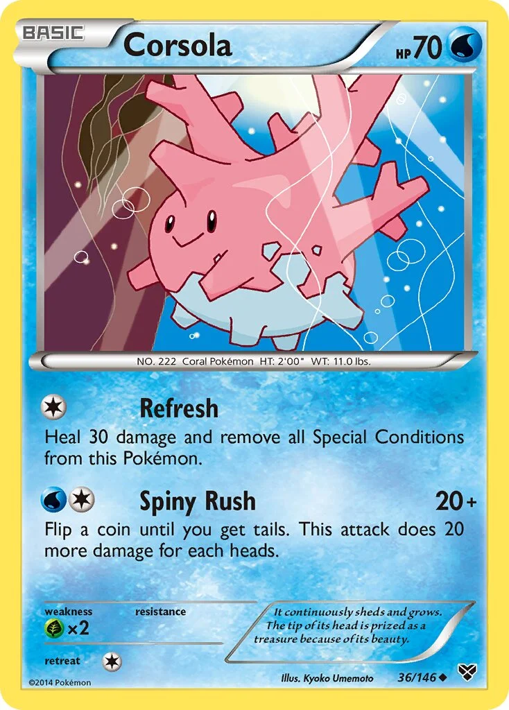 Corsola 「XY 36/146」「EN」
