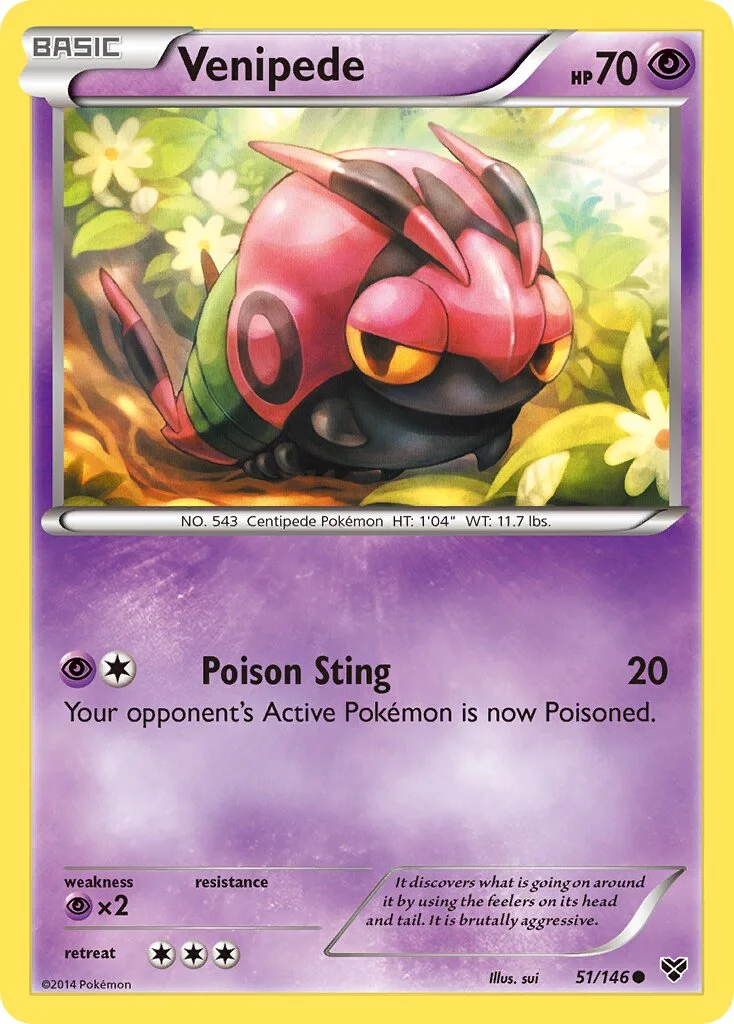 Venipede 「XY 51/146」「EN」