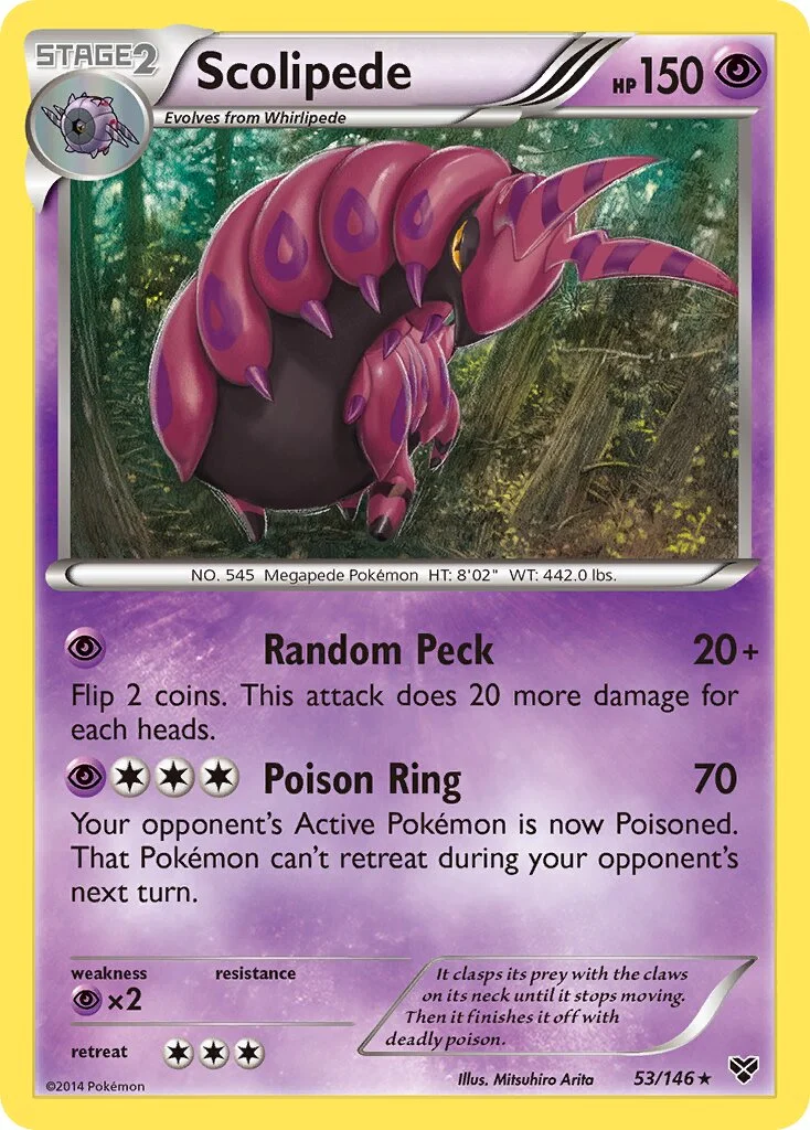 Scolipede 「XY 53/146」「EN」