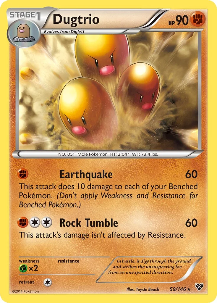 Dugtrio 「XY 59/146」「EN」