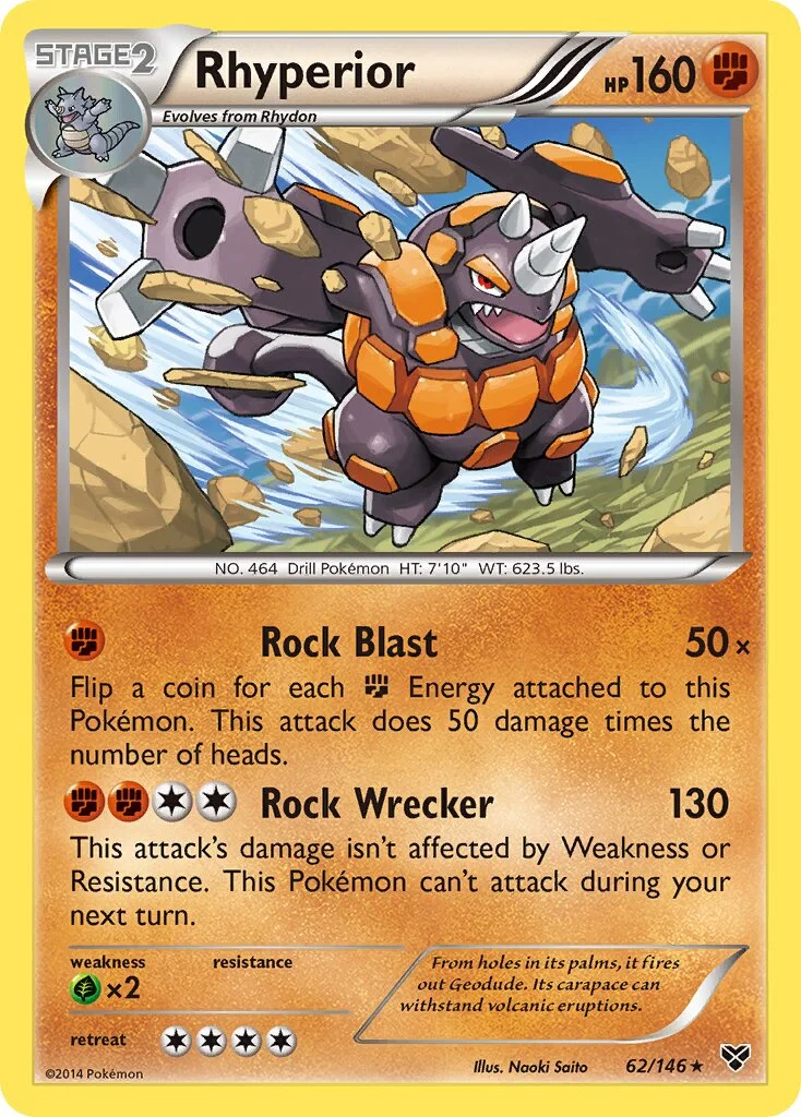 Rhyperior 「XY 62/146」「EN」