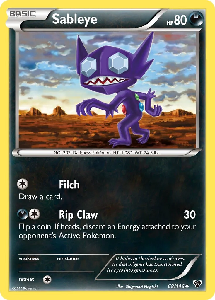 Sableye 「XY 68/146」「EN」