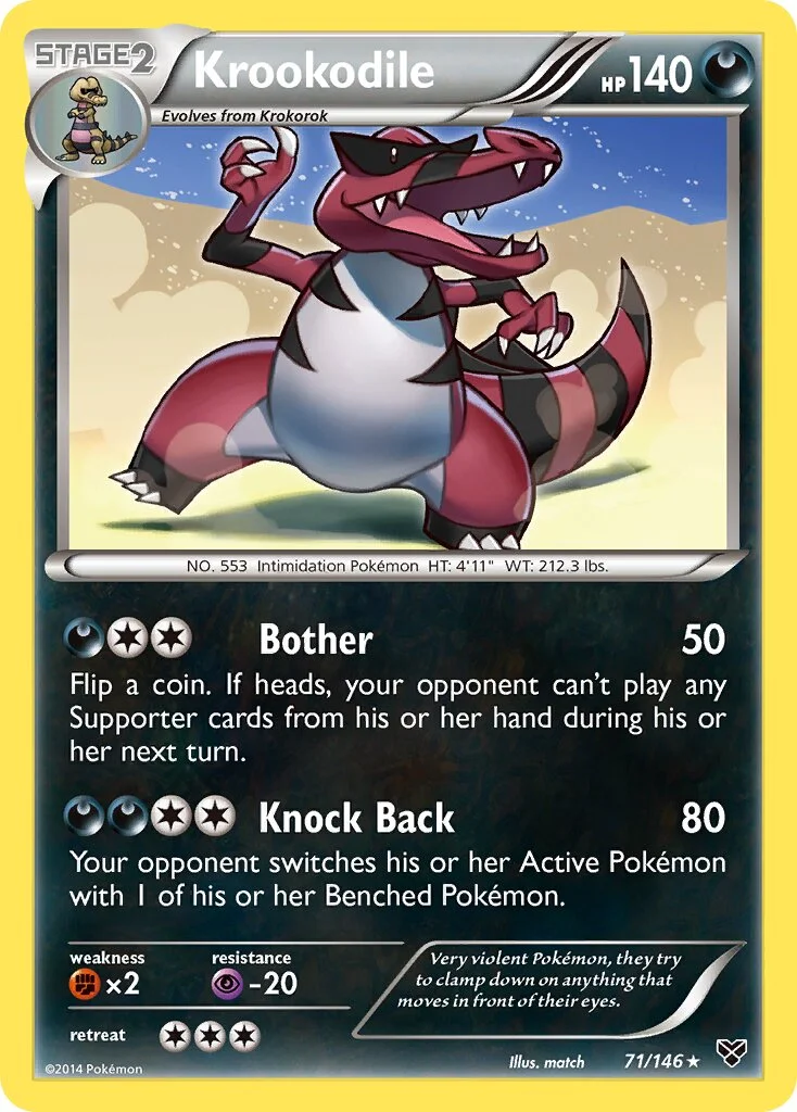 Krookodile 「XY 71/146」「EN」