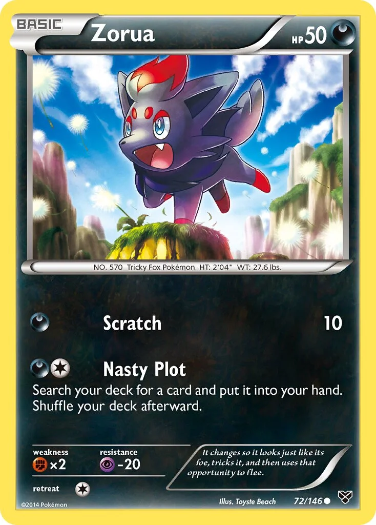 Zorua 「XY 72/146」「EN」