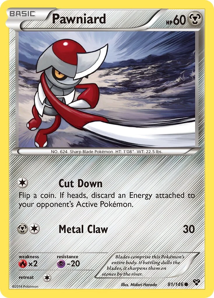 Pawniard 「XY 81/146」「EN」