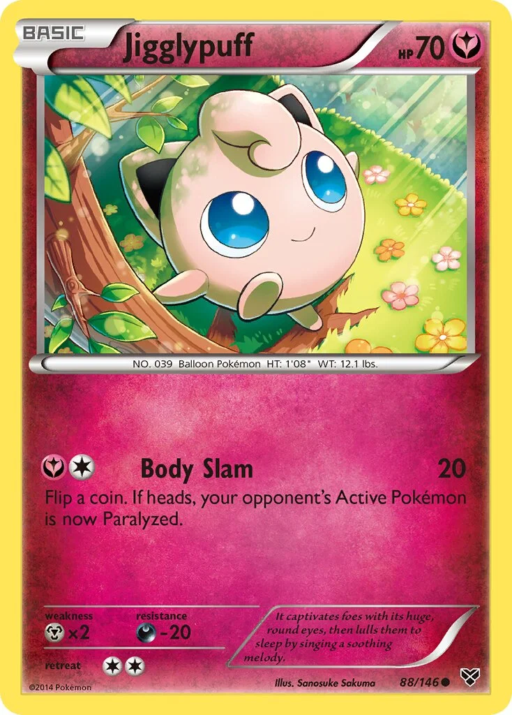 Jigglypuff 「XY 88/146」「EN」