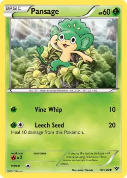 Pansage #10/146 · Pokémon