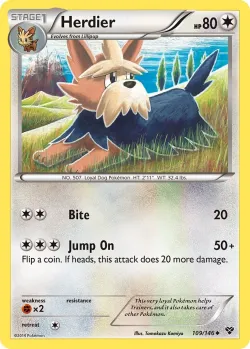 Herdier #109/146 · Pokémon
