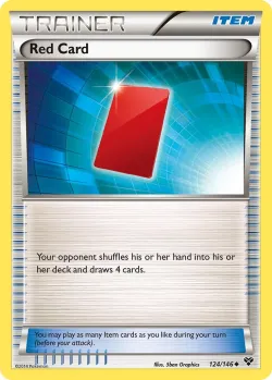 Red Card 「XY 124/146」「EN」