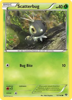 Scatterbug #15/146 · Pokémon