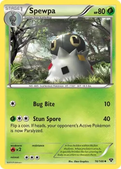 Spewpa #16/146 · Pokémon