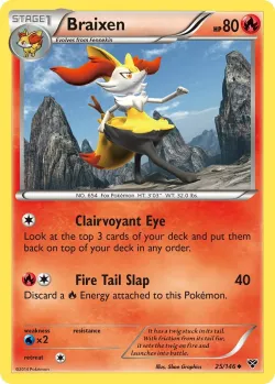 Braixen #25/146 · Pokémon