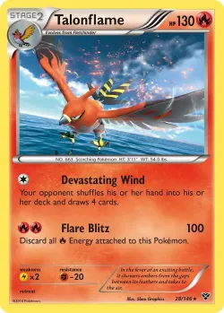 Talonflame #28/146 · Pokémon