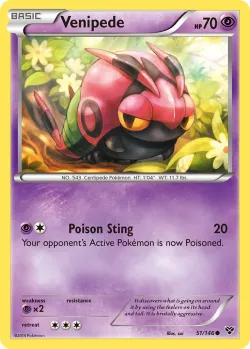 Venipede #51/146 · Pokémon