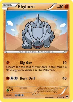 Rhyhorn #60/146 · Pokémon