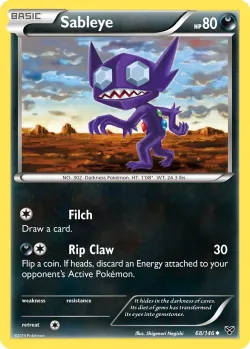 Sableye #68/146 · Pokémon
