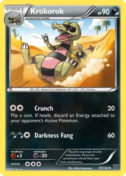 Krokorok #70/146 · Pokémon