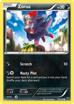 Zorua #72/146 · Pokémon