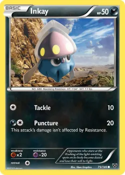 Inkay #75/146 · Pokémon