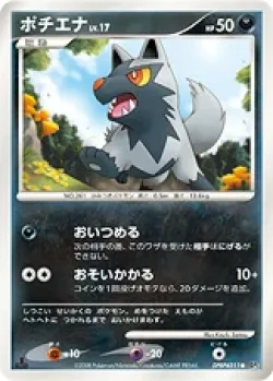 Poochyena 「DP5 No. 058」「JP」