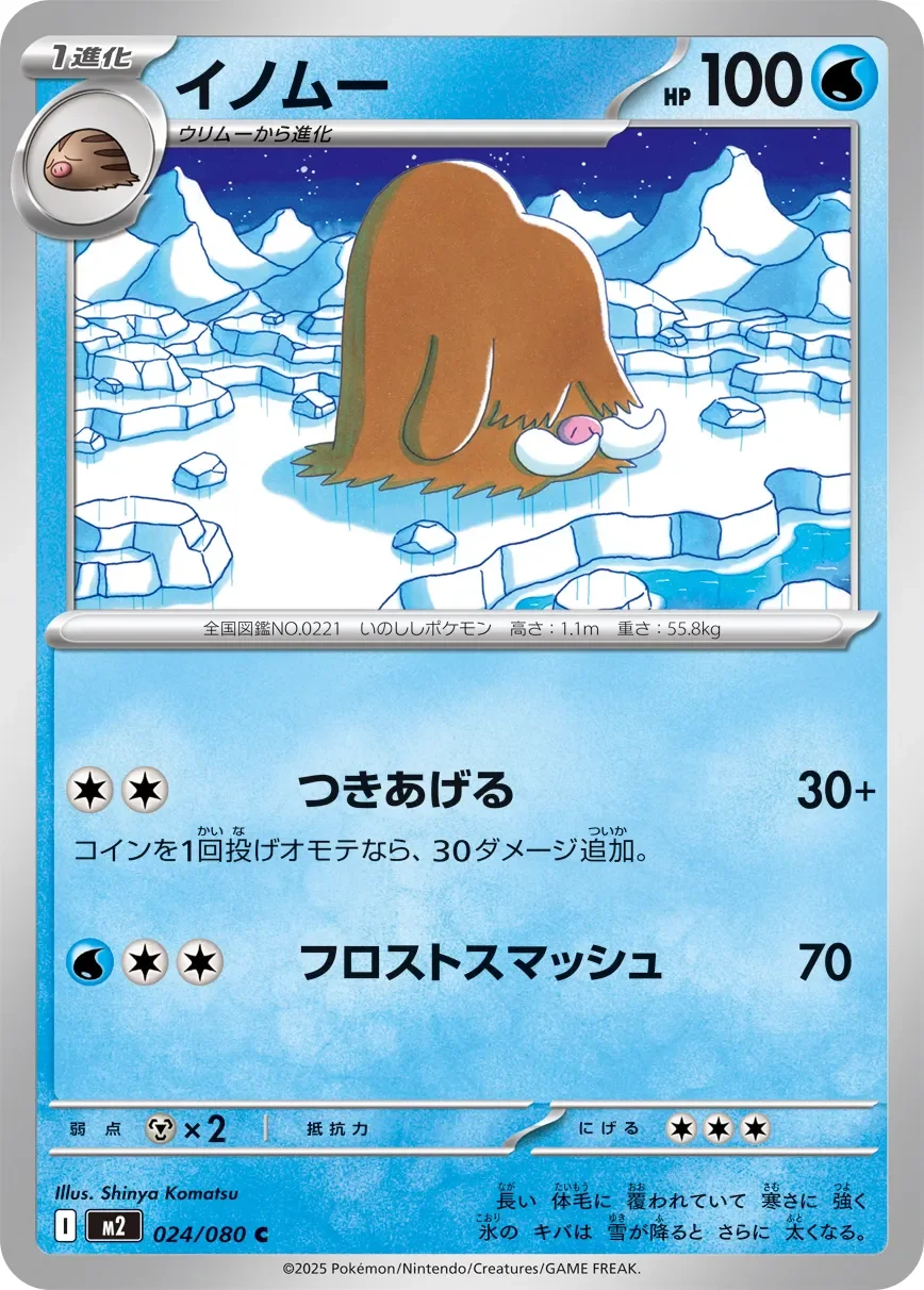 Piloswine 「M2 024/080」「JP」