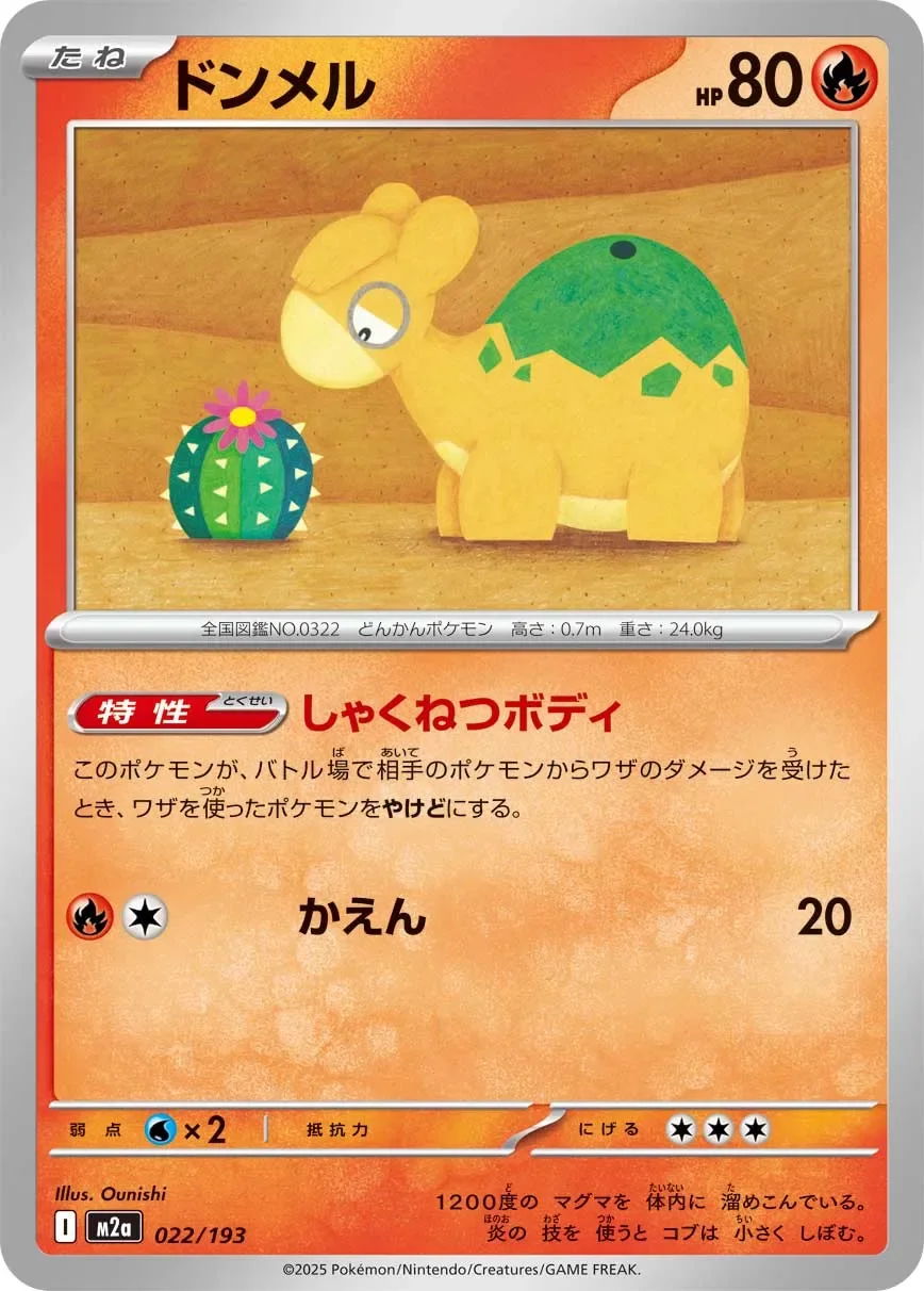 Numel 「M2A 022/193」「JP」