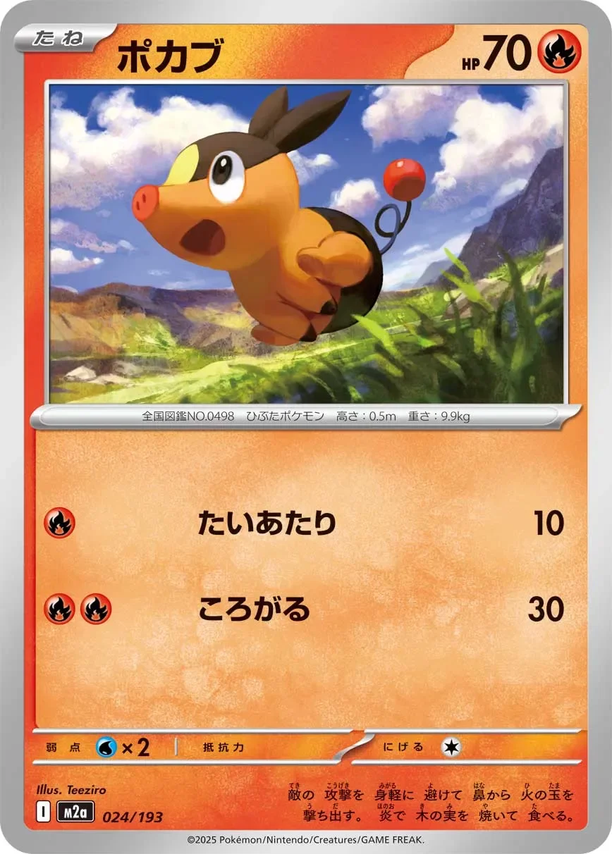 Tepig 「M2A 024/193」「JP」