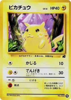 Pikachu 「INTRO_PACK_BULBASAUR 13」「JP」