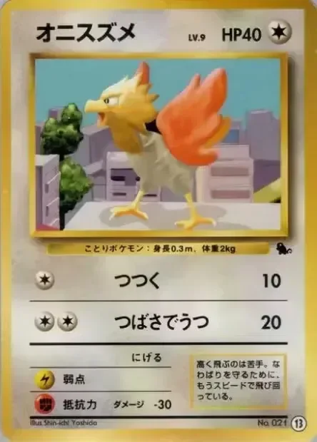 Spearow 「INTRO_PACK_SQUIRTLE 13」「JP」