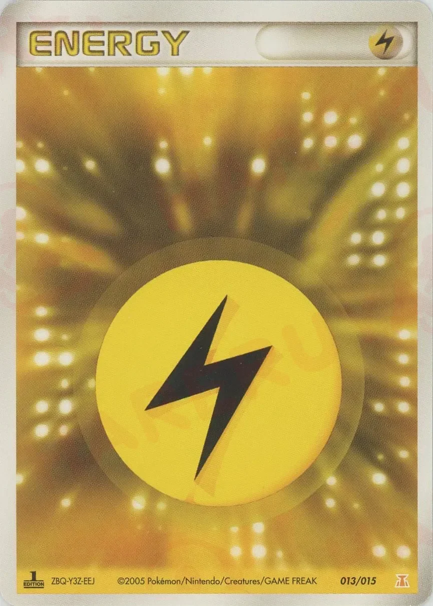Lightning Energy 「HOLON_RESEARCH_TOWER_LIGHTNING_QUARTER_DECK 013/015」「JP」