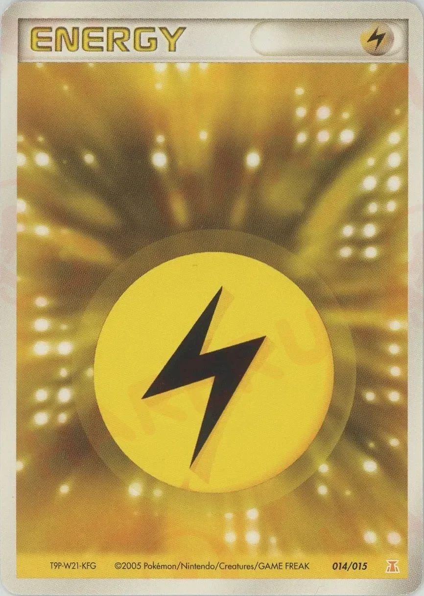 Lightning Energy 「HOLON_RESEARCH_TOWER_LIGHTNING_QUARTER_DECK 014/015」「JP」