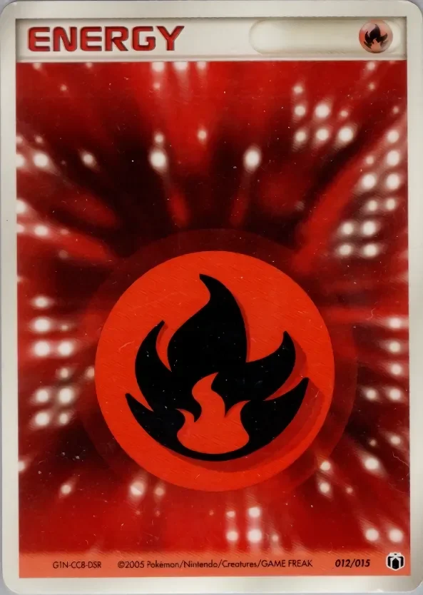 Fire Energy 「MEW_LUCARIO_GIFT_BOX_MIGHTYENA 012/015」「JP」
