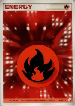 Fire Energy 「MEW_LUCARIO_GIFT_BOX_MIGHTYENA 012/015」「JP」
