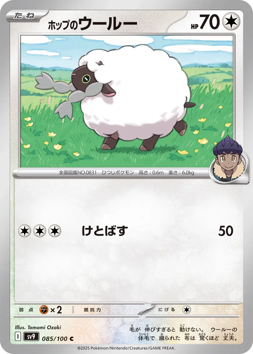 Hop's Wooloo 「SV9 085/100」「JP」