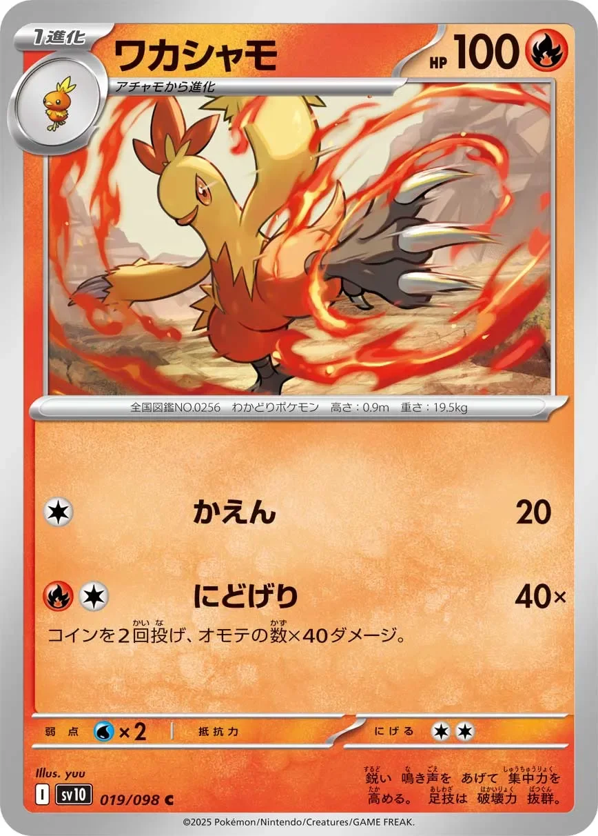 Combusken 「SV10 019/098」「JP」