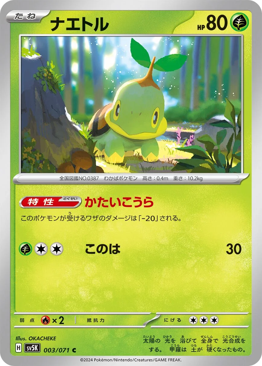 Turtwig 「SV5K 003/071」「JP」
