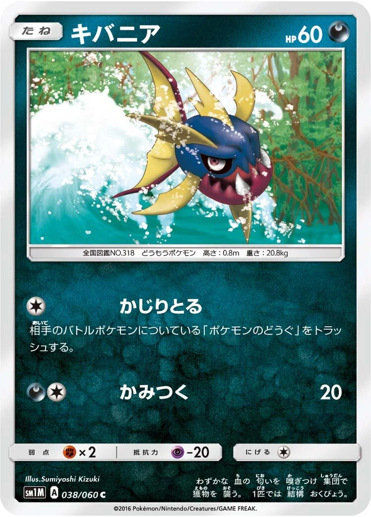 Carvanha 「SM1M 038/060」「JP」