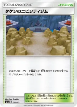 Brock's Pewter City Gym 「SMK 030/031」「JP」
