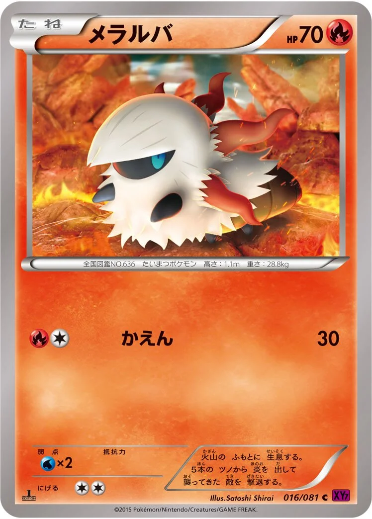 Larvesta 「XY7 016/081」「JP」