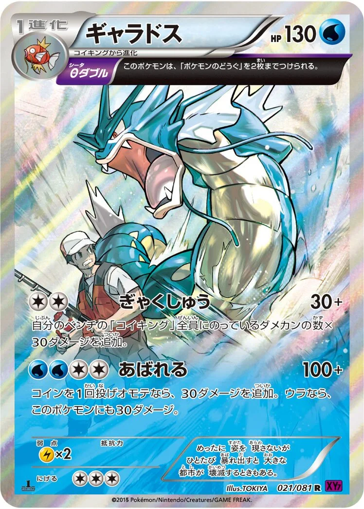 Gyarados 「XY7 021/081」「JP」