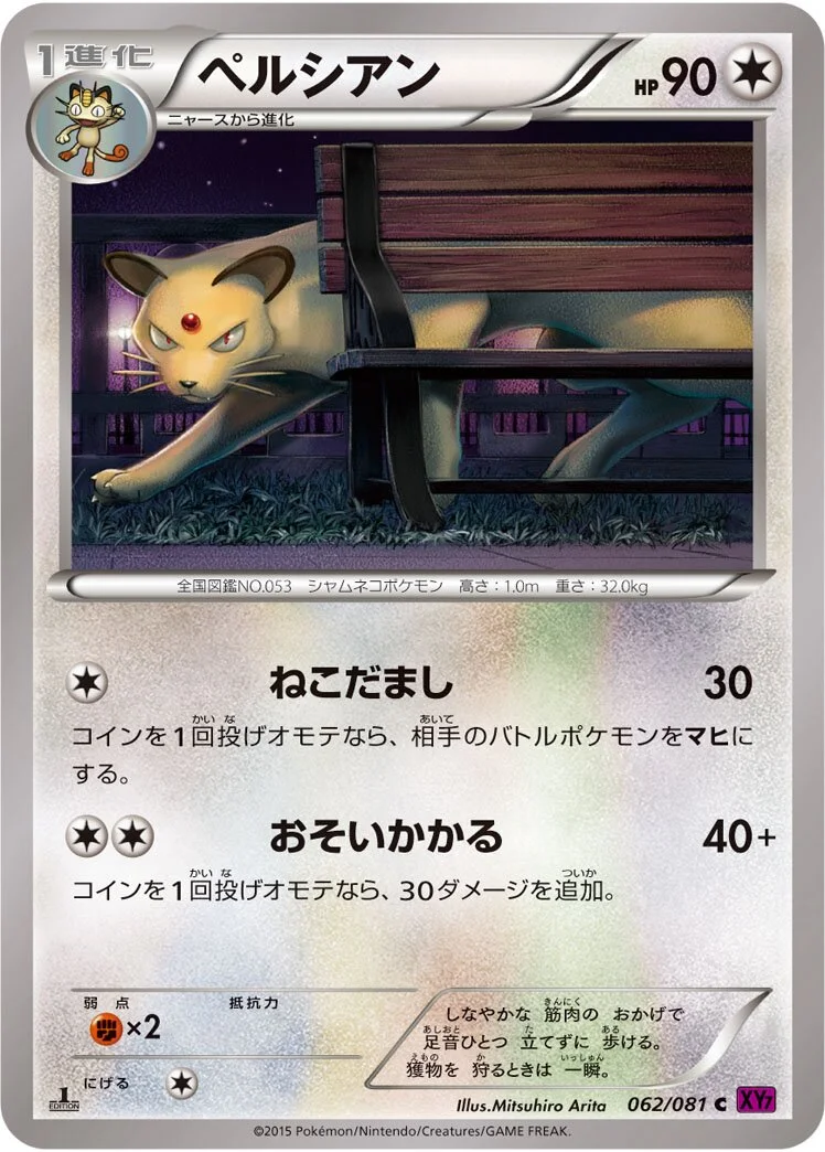 Persian 「XY7 062/081」「JP」