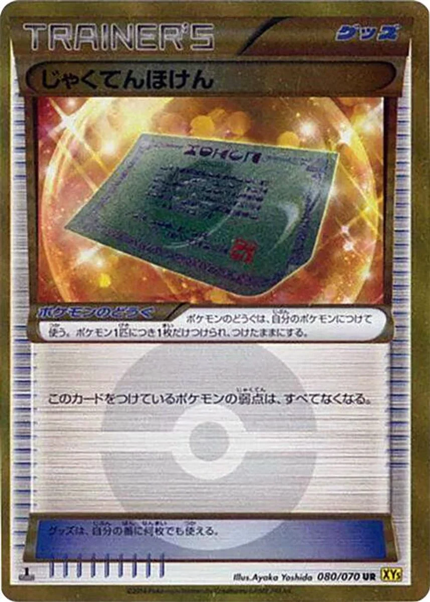 Weakness Policy 「XY5-BG 080/070」「JP」