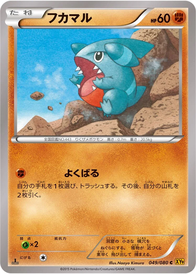 Gible 「XY9 049/080」「JP」