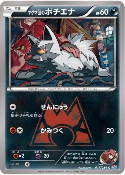 Team Magma's Poochyena 「CP1 017/034」「JP」