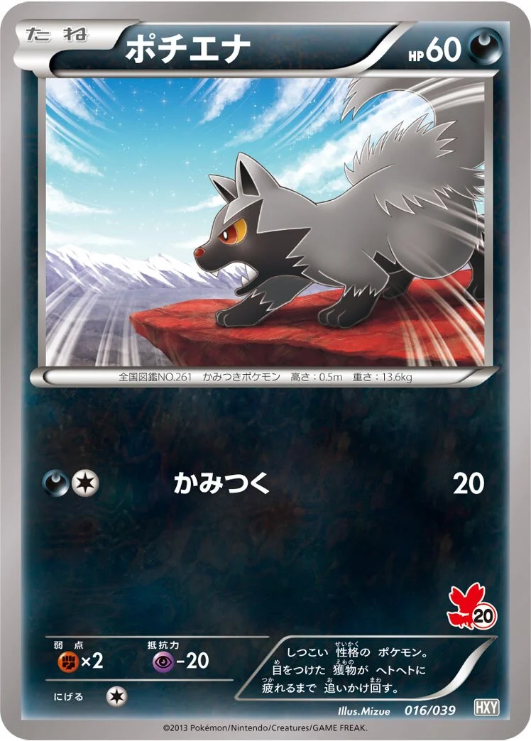 Poochyena 「HXY 016/039」「JP」