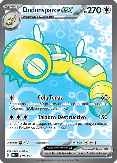Dudunsparce ex 「JTG 178」「ES」
