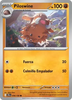Piloswine #078/159 · Pokémon