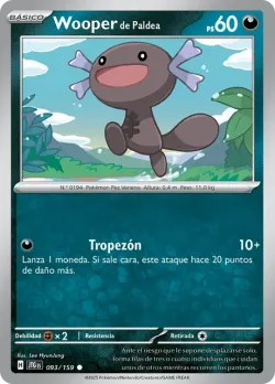 Paldean Wooper #093/159 · Pokémon